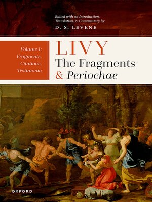 cover image of Livy, The Fragments and Periochae, Volume I
